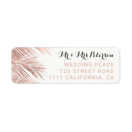 Moderne Imitate Rose Goldpalme