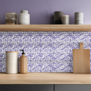 Moderne Immergrün-Lavendel-Geometrie-Keramikfliese Fliese