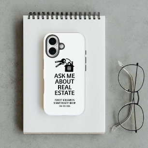 Moderne Immobilien-Haus-Schlüssel iPhone 16 Hülle