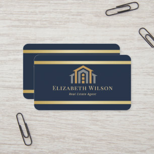 Moderne Immobilienmakler Promotional Immobilienmak Visitenkarte