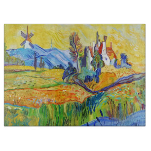 Moderne impressionistische Kunst Sommer Provence L Schneidebrett