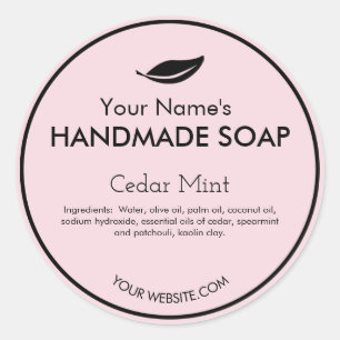 Moderne, individuell anpassbare, handgefertigte Se Runder Aufkleber