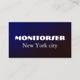 Moderne, individuell anpassbare Visitenkarte