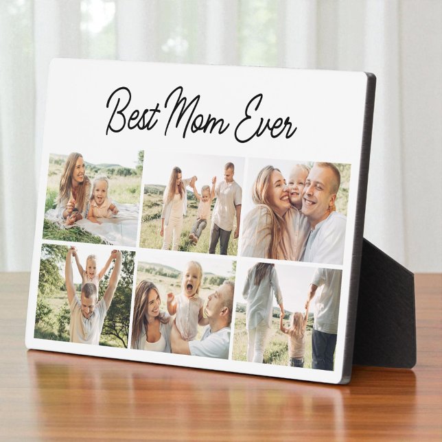 Moderne individuelle 6-Foto-Collage 'Beste Mutter  Fotoplatte (Von Creator hochgeladen)