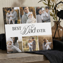 Moderne individuelle 6-Foto-Collage Bester Vater A