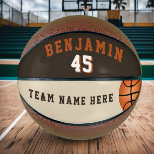 Moderne individuelle Basketball mit Teamname und -