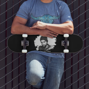 Moderne individuelle geätzte Fotoeffekte Skateboard