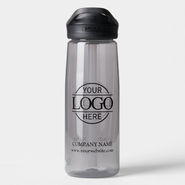 Moderne individuelle Geschäftslogo-Werbung Trinkflasche (Rückseite)