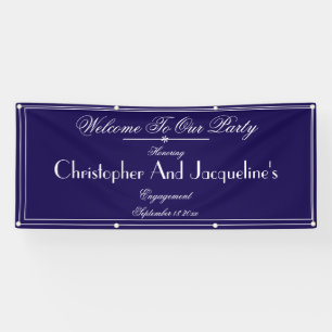 Moderne Individuelle Name der Engagement-Partei Ch Banner