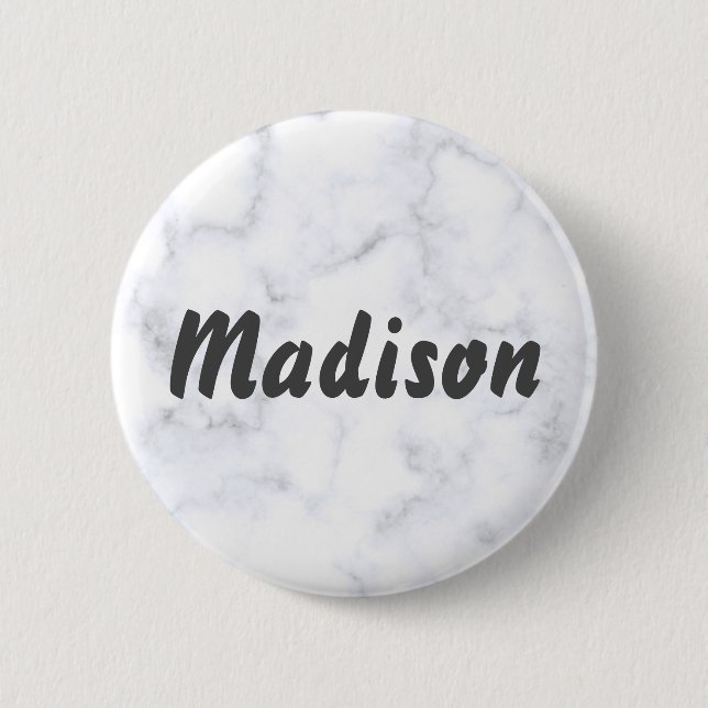 Moderne Individuelle Name-Tag-Identifikation Button (Vorderseite)