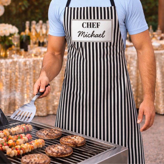 Moderne individuelle personalisierte Chefkoch-Schw Schürze (Von Creator hochgeladen)