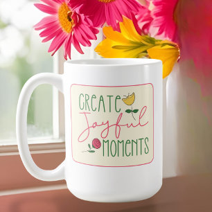 Moderne Inspirierende Blumen-Tasse Kaffeetasse