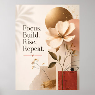 Moderne Inspirierende Zitatdrucke Poster