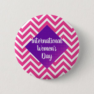 Moderne internationale Frauentage Button