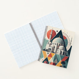 Moderne Islamische Geometrische Kunst Architektur  Notizbuch