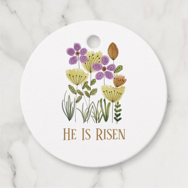 Moderne ist er zu Ostern Florin Geschenkanhänger (Vorderseite)