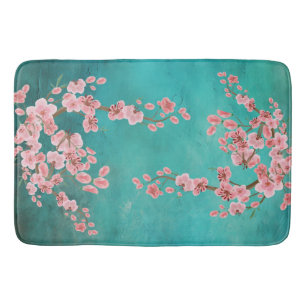Moderne italienische Blumen-Eleganz Badematte