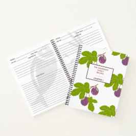 Moderne italienische Figuren und Blätter Familienr Notizbuch