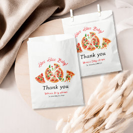 Moderne italienische Pizza Party Slice Slice Baby  Geschenktütchen