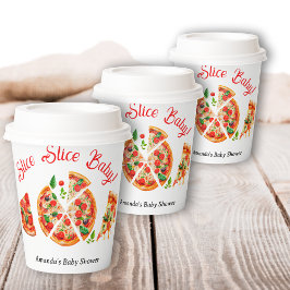 Moderne italienische Pizza Party Slice Slice Baby  Pappbecher