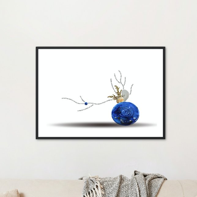 Moderne japanische Kunst des Minimalistischen Schw Poster (Von Creator hochgeladen)