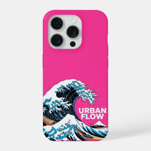 Moderne japanische Wellen-Kunst iPhone-Hülle - Pin iPhone 15 Pro Hülle