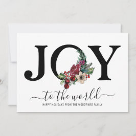 Moderne Joy Typografie Floral