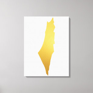 Moderne jüdische Wandkunst aus Gold - Stück 3 von Leinwanddruck