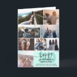 Moderne Jugendherberge in 8 Fotos Karte<br><div class="desc">Modernes,  schlichtes,  pastellfarbenes,  8 Foto Kollagengitter mit pastellfarbenen Minzgrün und Grautönen und moderner Typografie. Ideal für alle Altersgruppen ,  für Freunde und Familie.</div>