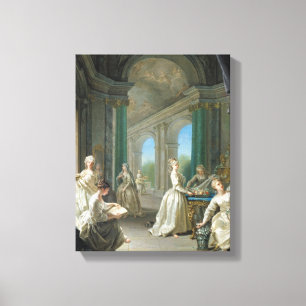 Moderne Jungfrauen, 1728 Leinwanddruck