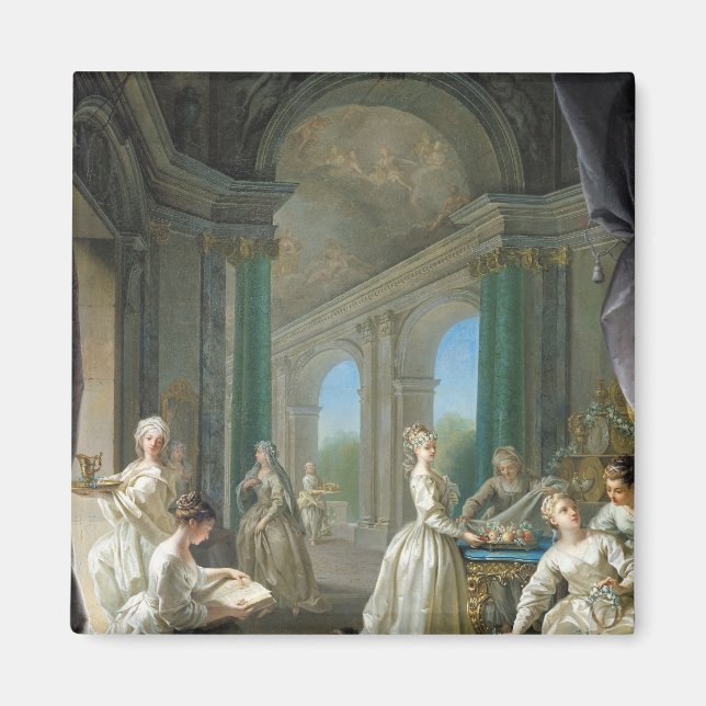Moderne Jungfrauen, 1728 Magnet (Vorne)