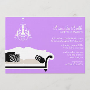 Moderne Junggeselinnen-Abschied- oder Brautparty-E Einladung