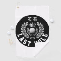 Moderne Junggesellenparty Letztes Loch LH-Monogram