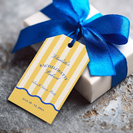 Moderne Junggesellinnen-Abschiedswocheende  Geschenkanhänger