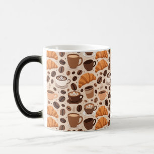 Moderne Kaffee-Ästhetik-Muster Verwandlungstasse