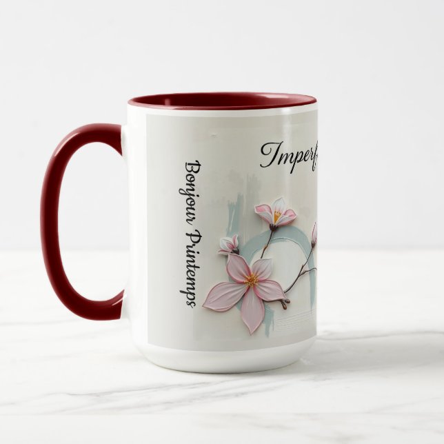 Moderne Kaffee-Bar-Dekor-Ästhetik Personalisiert Tasse (Links)