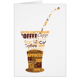Moderne Kaffee-Illustration
