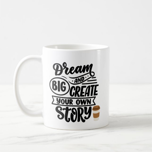 Moderne Kaffee-Tasse Kaffeetasse (Links)