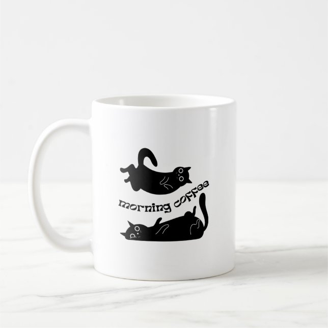 Moderne Kaffee-Tasse Kaffeetasse (Links)