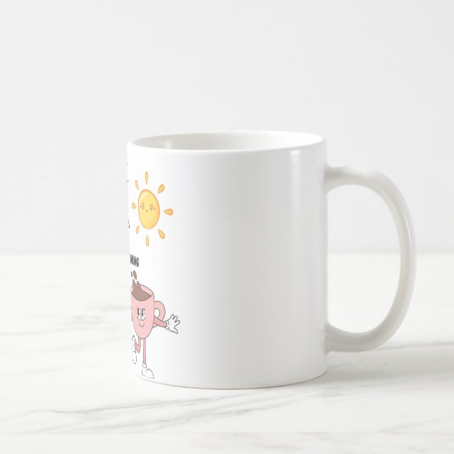 Moderne Kaffee-Tasse mit motivierend Zitat Kaffeetasse (Rechts)