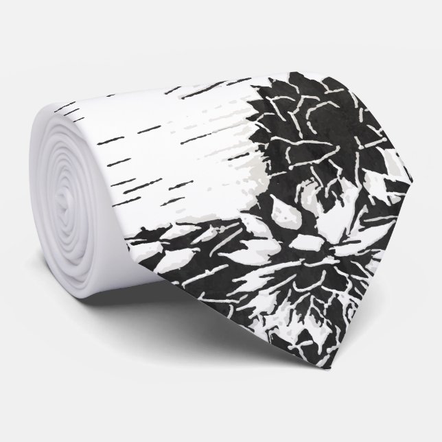 Moderne Kaktus-Pflanze Krawatte (Gerollt)