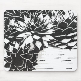Moderne Kaktus-Pflanze Mousepad
