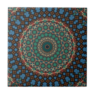 Moderne Kaleidoskop-Keramik Fliese