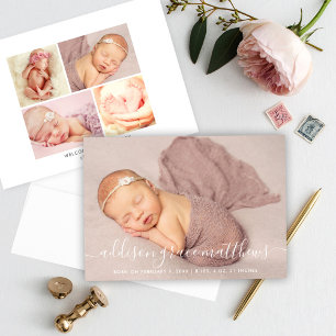 Moderne Kalligrafie Baby Mädchen Landschaft Foto G Ankündigung