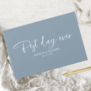 Moderne Kalligrafie Bestes Hochzeitstag Aller Zeit Gästebuch