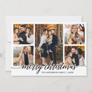 Moderne Kalligrafie Frohe Weihnachten 5 Foto Colla