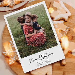 Moderne Kalligrafie Frohe Weihnachten Foto