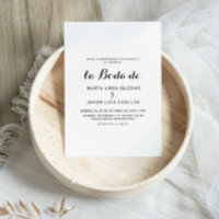 moderne Kalligrafie La Boda De