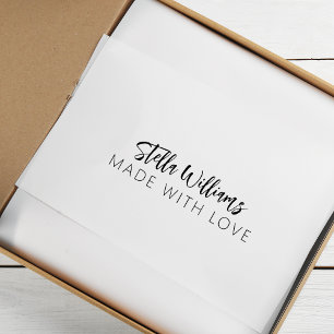 Moderne Kalligrafie Name Mit Liebe Gemacht Permastempel