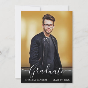 Moderne Kalligrafie Script Grad Foto Ankündigung